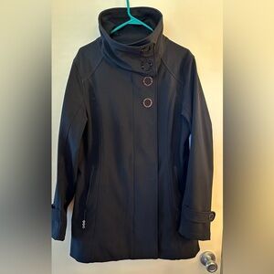 Lululemon Athletica Black Trench Coat